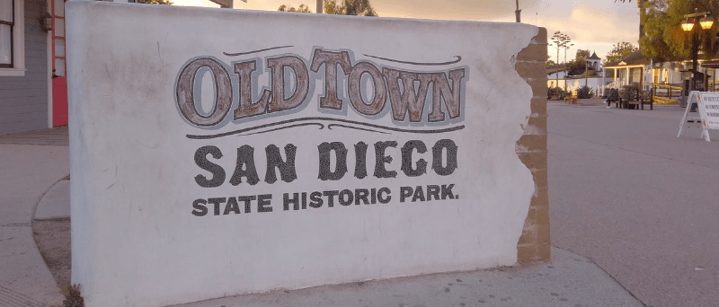 Old Town San Diego Marker