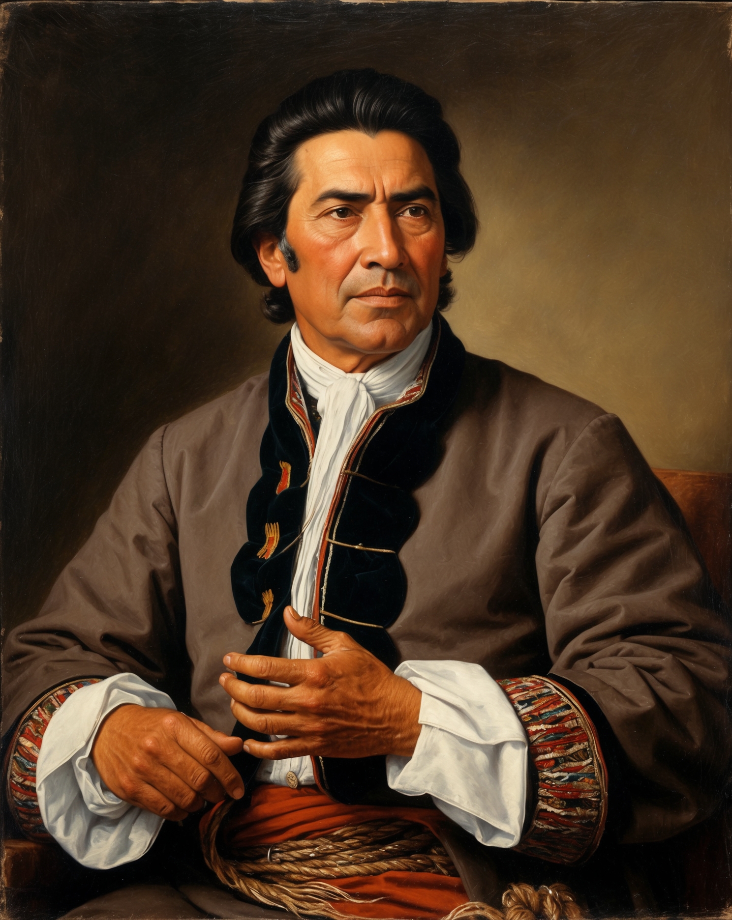 Photo from 1800 of Pío de Jesús Pico, the last governor of Mexican Alta California by AI